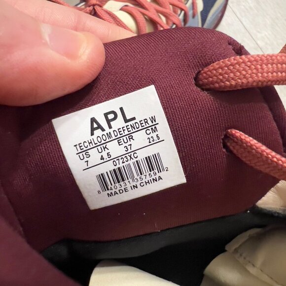 Like New APL Techloom Defender Seakers Size 7 Color Blue Cream Pink - Picture 10 of 10